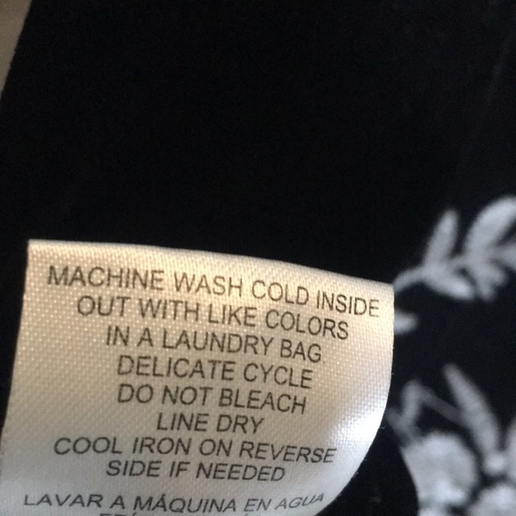 DEMOCRACY Boho Cotton Plaid Front & Sleeves Contrasting Embroidered Velvet Back - Picture 16 of 16